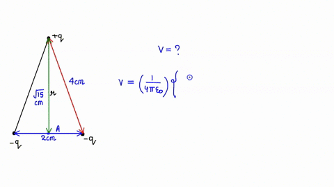 the-three-charges-in-the-figure-are-at-the-vertices-of-an-isosceles-triangle-calculate-the-electric-potential-at-the-midpoint-of-the-base-taking-q-500-uc-eeaulgun-t-205-im-select-one-a-79-kv-28828