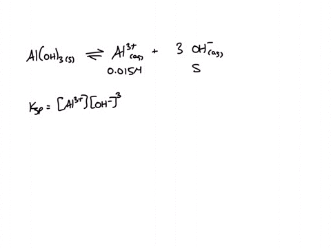 calculate-the-molar-solubility-of-aluminum-hydroxide-aloh3-in-a-0015-m-solution-of-aluminum-nitrate-alno33-the-ksp-of-aloh3-is-2-1032-04311