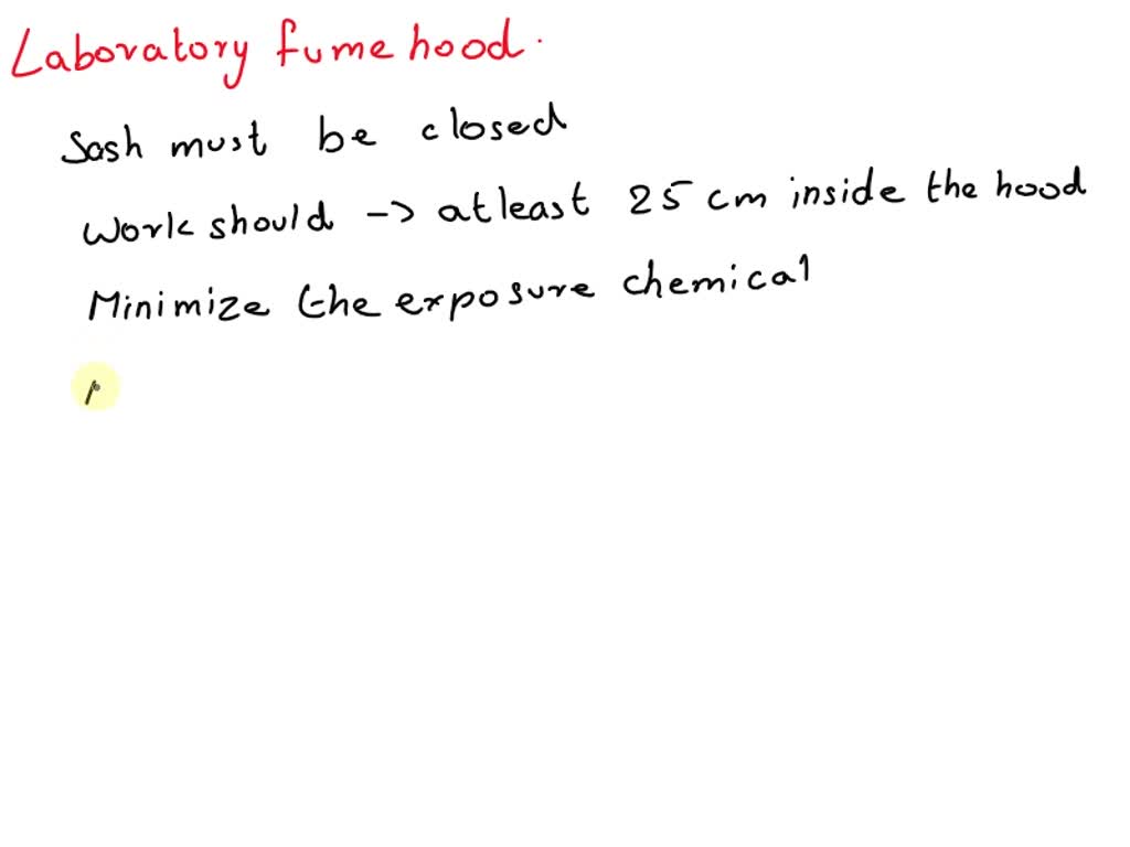 SOLVED Too many objects inside a laboratory fume hood can disrupt the