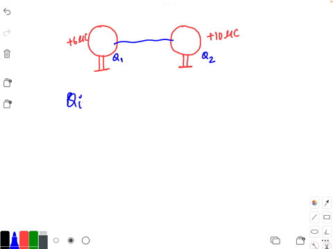 two-identical-brass-balls-mounted-on-wooden-posts-initially-have-different-amounts-of-charge-one-at-6-uc-and-the-other-at-10-uc-the-balls-are-allowed-to-touch-and-then-are-separated-again-wh-50551
