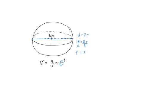 13-points-help-find-the-area-of-the-sphere-13-what-is-the-volume-of-the-sphere-round-the-answer-to-the-nearest-cubic-unit-18-cm-1-point-3054-cm3-339-cm-763-cms-09160-cm-78876