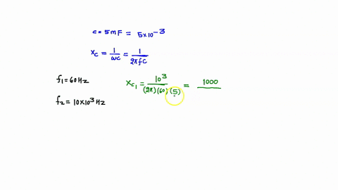 a-calculate-the-capacitive-reactance-of-a-500-mf-capacitor-when-600-hz-and-100-khz-ac-voltages-are-applied-b-what-is-the-rms-current-if-the-applied-rms-voltage-is-120-v-23747