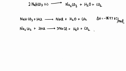 the-following-data-are-needed-for-this-question-nahco3-s-hcl-aq-nacl-aq-h20-1-co2-g-ah-3897-kj-mol-1-na2co3-s-2hcl-aq-2nacl-aq-h2o-1-co2-g-ah-9659-kj-moll-on-heating-sodium-hydrogencarbonate-84643