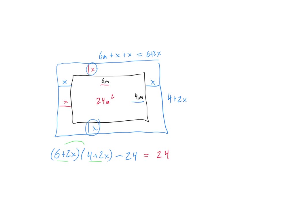 SOLVED A rectangular pool 6 meters by 4 meters is surrounded by a