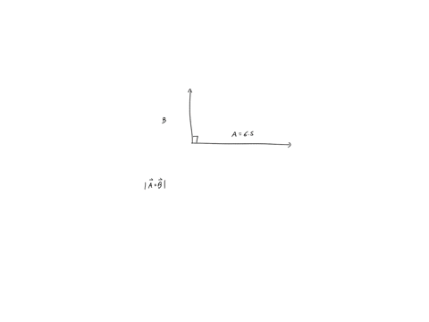 vector-a-has-a-given-magnitude-of-a65-and-points-due-east-vector-b-of-unknown-magnitude-points-directly-north-the-sum-ab-makes-an-angle-of-56-north-of-east-enter-an-expression-for-the-magnit-48908