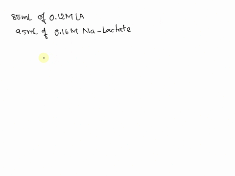 calculate-the-ph-of-a-buffer-that-is-013-m-in-lactic-acid-and-011-m-in-sodium-lactate-express-your-answer-using-two-decimal-places-calculate-the-ph-of-a-buffer-formed-by-mixing-85-ml-of-012-83745