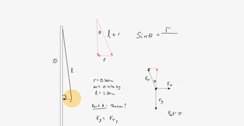 question-1-a-tetherball-leans-against-the-smooth-frictionless-post-to-which-it-is-attached-the-string-is-attached-to-the-ball-such-that-a-line-along-the-string-passes-through-the-center-of-t-72285