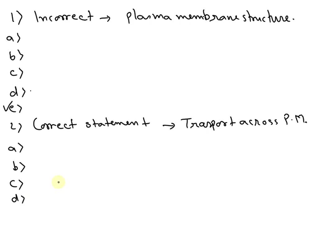 SOLVED: 40. Identify the incorrect description about the plasma