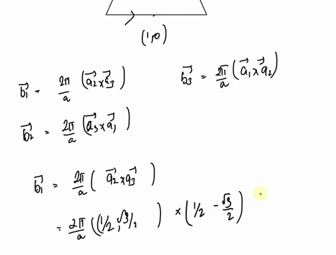 consider-a-two-dimensional-triangular-lattice-described-by-the-two-primitive-vectors-in-an-orthogonal-coordinate-system-find-the-two-primitive-lattice-vectors-describing-the-reciprocal-latti-37227