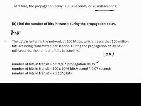 we-transmit-data-directly-between-two-servers-6000-km-apart-through-a-geostationary-satellite-situated-10000-km-from-earth-exactly-between-the-two-servers-the-data-enters-this-network-at-100-89773