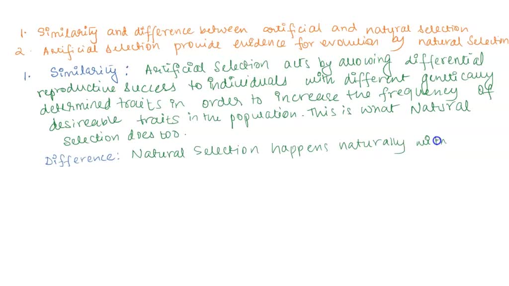 SOLVED The selective breeding of plants and animals that possess