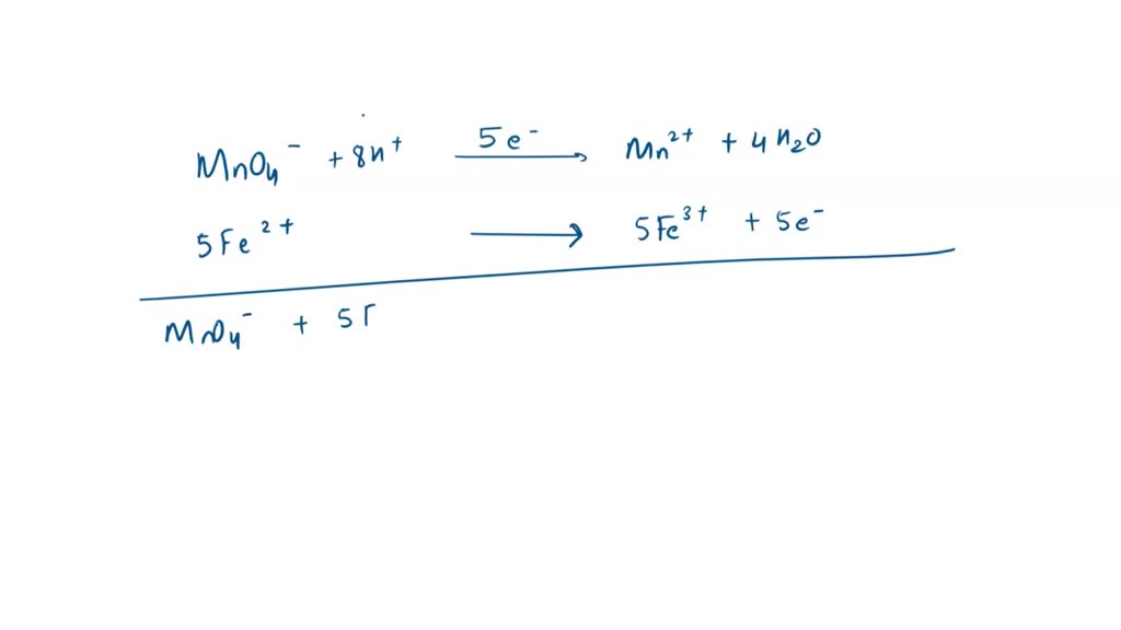 SOLVED Write the Redox titration report for determination of Fe2