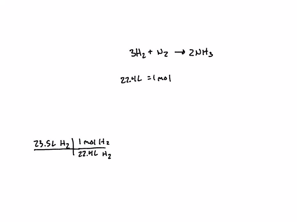 SOLVED: it says: calculate the number of grams of NH3 produced when 21. ...