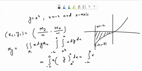 center-of-mass-of-the-region-bounded-by-y-x3-x-2-and-the-x-axis-17944