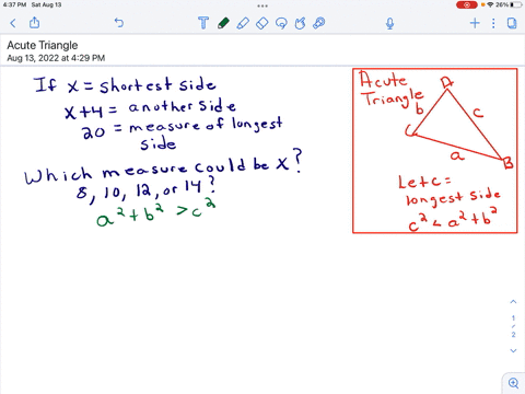 which-value-from-the-list-below-when-substituted-for-x-would-represent-an-acute-triangle-with-side-lengths-x-x-4-and-20-assume-that-the-longest-side-of-the-triangle-is-of-length-20-units-8-1-45897
