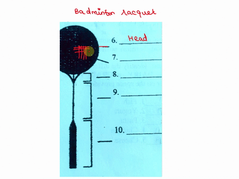 Badminton Racket Write write a letter to your principal to arrange badminton training facility ...
