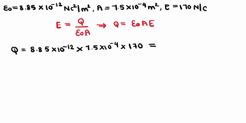 the-drawing-shows-parallel-plate-capacitor-that-is-moving-with-a-speed-of-33-ms-through-a-38-t-magnetic-field-the-velocity-v-is-perpendicular-to-the-magnetic-field-the-ectric-field-within-th-24582