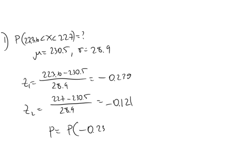 a-population-of-values-has-a-normal-distribution-with-2305-and-289-you-intend-to-draw-a-random-sample-of-size-n-171-find-the-probability-that-a-single-randomly-selected-value-is-between-2236-1683