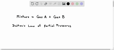 a-mixture-of-two-gases-with-a-total-pressure-of-592-atm-contains-050-atm-of-gas-a-what-is-the-partial-pressure-of-gas-b