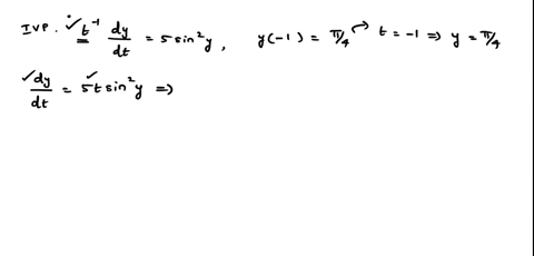 solve-the-initial-value-problem_-t1-dy-dt-5sin2yy-14-the-solution-is-vne-an-imnlicit-solution-tvne-an-equation-usina-and-vas-the-variables-10596