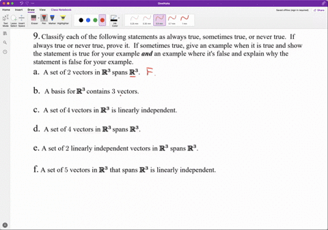 9classify-each-of-the-following-statements-as-always-true-sometimes-true-or-never-true-if-always-true-or-never-true-prove-it-if-sometimes-true-give-an-example-when-it-is-true-and-show-the-st-67577