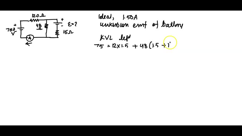 Solved: In The Circuit Shown Below, Both Batteries Are Considered To Be 