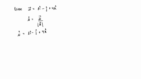 find-a-unit-vector-that-has-the-same-direction-as-the-given-vector_-8i-_-j-4k-80566