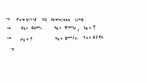 a-particle-travelling-along-a-straight-line-travels-the-first-50-mathrmm-with-a-uniform-velocity-of-81522