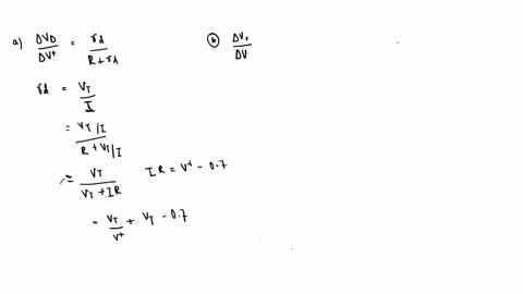 452-consider-the-voltage-regulator-circuit-shown-in-fig-p452-the-value-of-r-is-selected-to-obtain-an-output-voltage-vo-across-the-diode-of-07-v-a-use-the-diode-small-signal-model-to-show-tha-54745