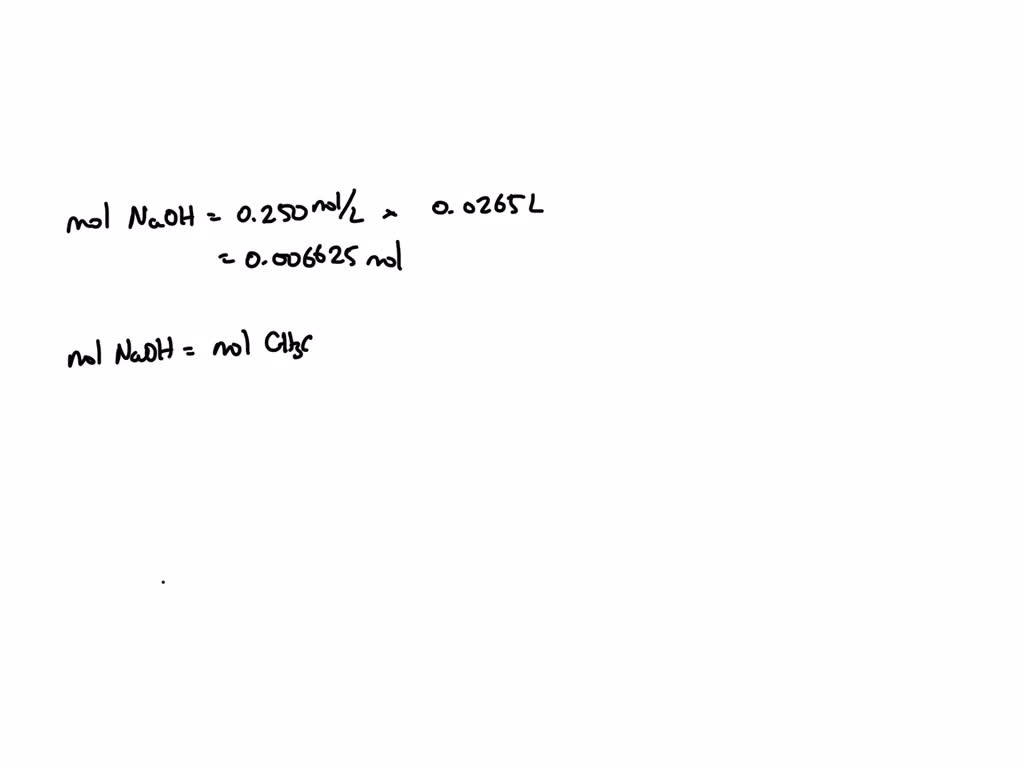 SOLVED 4. Vinegar is a dilute solution of acetic acid. What is the concentration of acetic acid