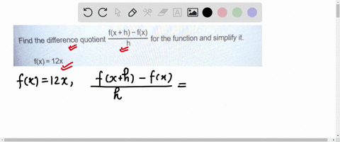 fx-h-flx-find-the-difference-quotient-for-the-function-and-simplify-it-fx-12x-the-difference-quotient-is-simplify-your-answer-do-not-factor-01844