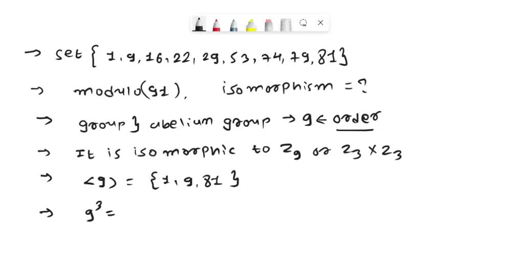 SOLVED 15 The set 1,9,16,22,29,53,74,79,81 is a group under