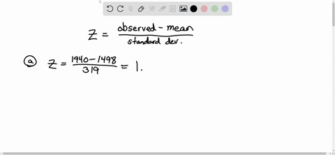 a-standardized-exams-scores-are-normally-distributed_-in-a-recent-year-the-mean-test-score-was-1498-and-the-standard-deviation-was-319-the-test-cores-of-four-students-selected-at-random-are-81505