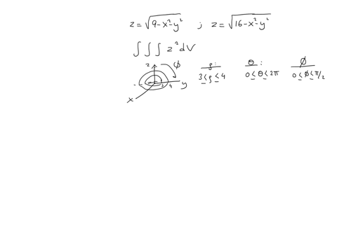 use-the-triple-integral-in-spherical-coordinates-to-evaluate-zdv-where-g-is-bounded-by-yz-plane-1-9-y-and-x-vl6-y-67284
