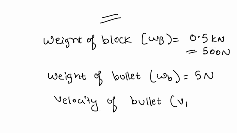 a-gun-is-shot-into-a-050-kn-block-which-is-hanging-from-a-rope-of-18m-longthe-weight-of-the-bullet-is-equal-to-5n-with-a-muzzle-velocity-of-320ms-howhigh-will-the-bag-swing-after-it-was-hit-03051