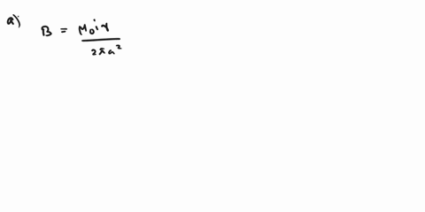 The figure shows cross section across long cylindrical...