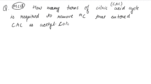 how-many-turns-of-the-citric-acid-cycle-are-required-before-the-14c-that-entered-the-citric-acid-cycle-as-acetyl-coa-described-in-the-previous-question-is-converted-to-co2-1-2-3-0-4-78256