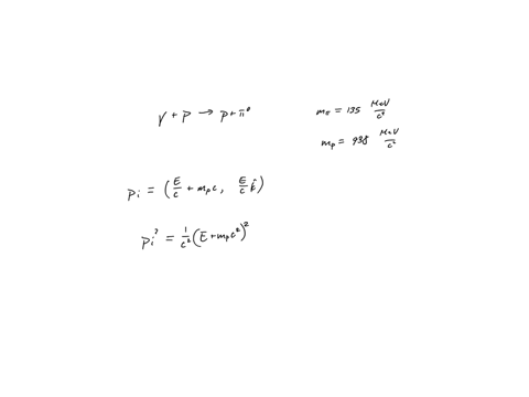 142-threshold-for-pi-meson-production-a-high-energy-photon-y-ray-collides-with-a-proton-at-rest-a-neu-tral-pi-meson-7-is-produced-according-t0-the-reaction-y-p-p-r-what-is-the-minimum-energy-49766