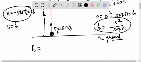 a-ball-is-thrown-vertically-upward-from-the-ground-with-an-initial-speed-of-15-ms-a-how-long-does-it-take-the-ball-to-reach-its-maximum-altitude-b-what-is-its-maximum-altitude-c-determine-the-velocity