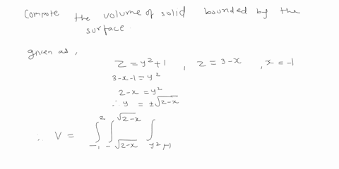 compute-the-volume-of-the-solid-bounded-by-the-given-surfaces-zy21-z3-x-x-1-79416