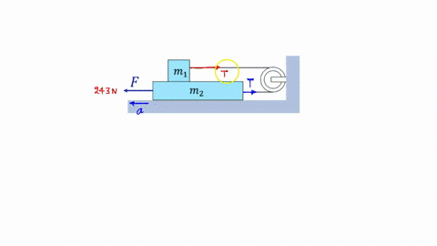 block-of-mass-m1-82-kg-rests-on-another-block-of-mass-m2-249-kg-and-the-two-are-connected-by-a-massless-cord-passing-through-pulley-of-negligible-mass-if-there-is-no-friction-anywhere-in-the-57948
