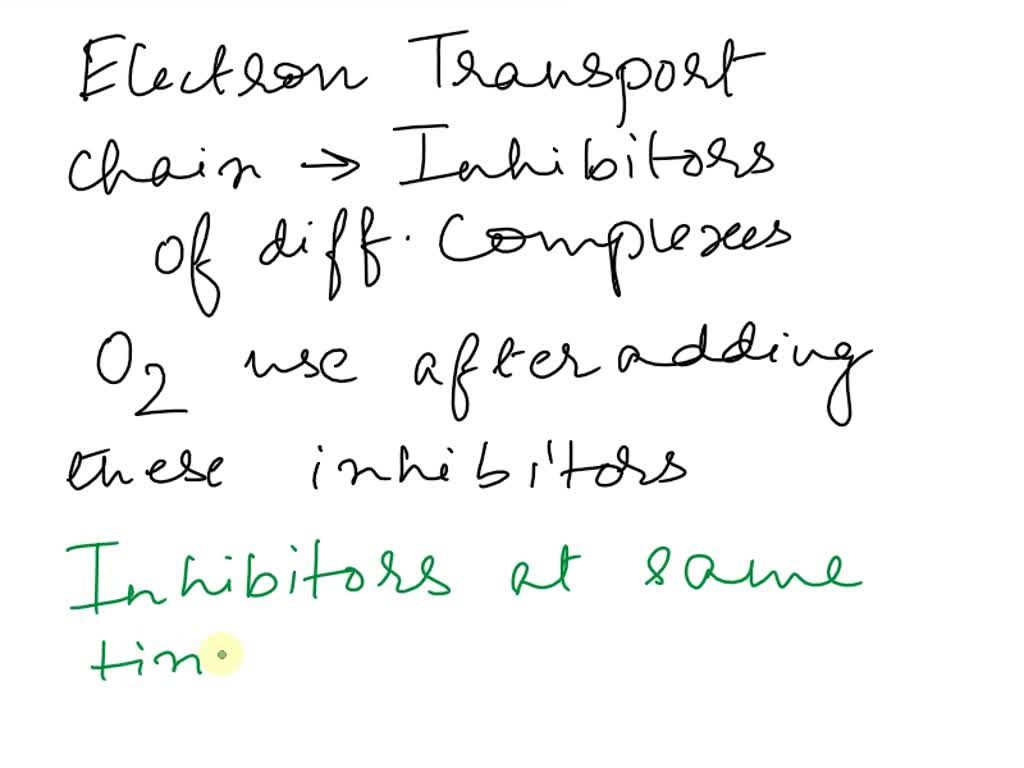 SOLVED: The sequence of events in electron transport was elucidated in ...