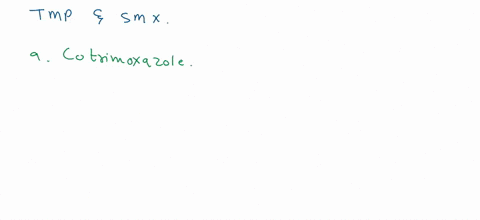 tmpsmx-has-two-components-that-act-on-different-steps-in-the-folic-acid-biosynthesis-pathway-and-are-thus-used-together-sulfamethoxazole-is-a-structural-analog-of-a-compound-called-paba-comp-20354