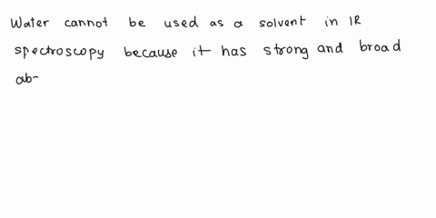 why-cant-water-be-used-as-a-solvent-in-ir-spectroscopy-49528