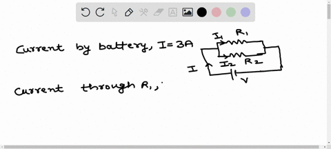 in-the-parallel-circuit-if-the-current-put-out-by-the-battery-is-3-a-and-the-current-through-r1-is-1-a-what-is-the-current-through-r2-59904