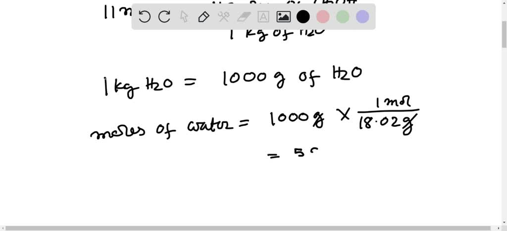 SOLVED: What is the mole fraction of CH3OH in an aqueous solution that ...