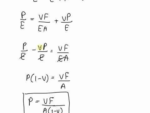 please-show-all-working-problem-4-a-rubber-cylinder-of-length-l-and-cross-sectional-area-a-is-compressed-inside-a-steel-cylinder-by-a-force-f-that-applies-a-uniformly-distributed-pressure-to-82958