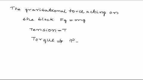 02-a-mass-m-21-kg-block-is-attached-to-cord-that-is-wrapped-around-therim-of-a-flywheel-of-mass-m-radius-r-020-m-and-hangs-vertically-as-shown-the-rotationa-inertia-of-the-flywheel-is-050-kg-12738