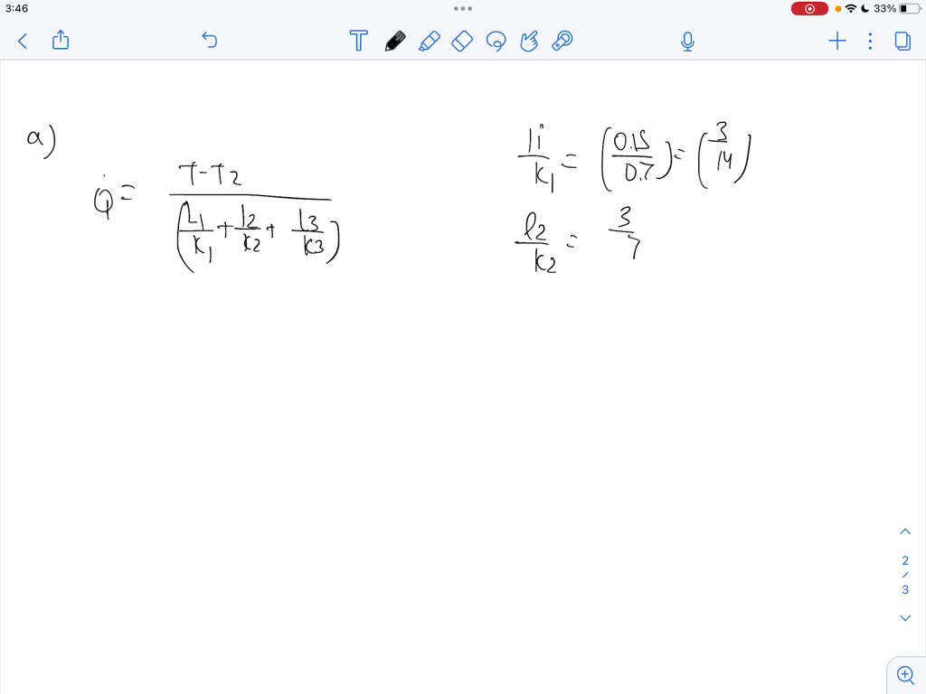 SOLVED: (a) Using the following data, calculate the U-value for the ...