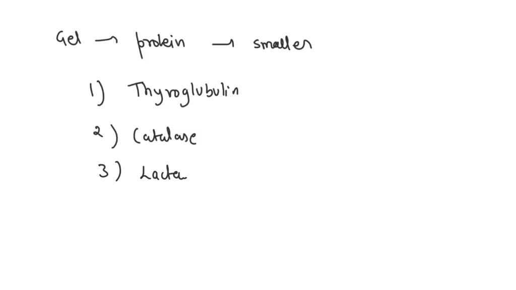 SOLVED: A mixture of proteins contains Hemoglobin (16 kDa), Tropomyosin ...